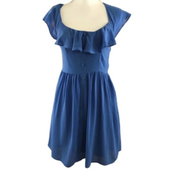 Forever 21 Blue Cutout Sundress size M Medium - Picture 1 of 8